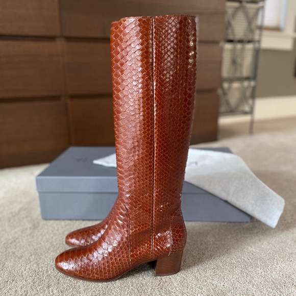 Aquatalia Darlina Genuine Python Boots - Picture 3 of 9